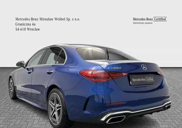 Mercedes-Benz Klasa C cena 249900 przebieg: 40500, rok produkcji 2021 z Wrocław małe 436